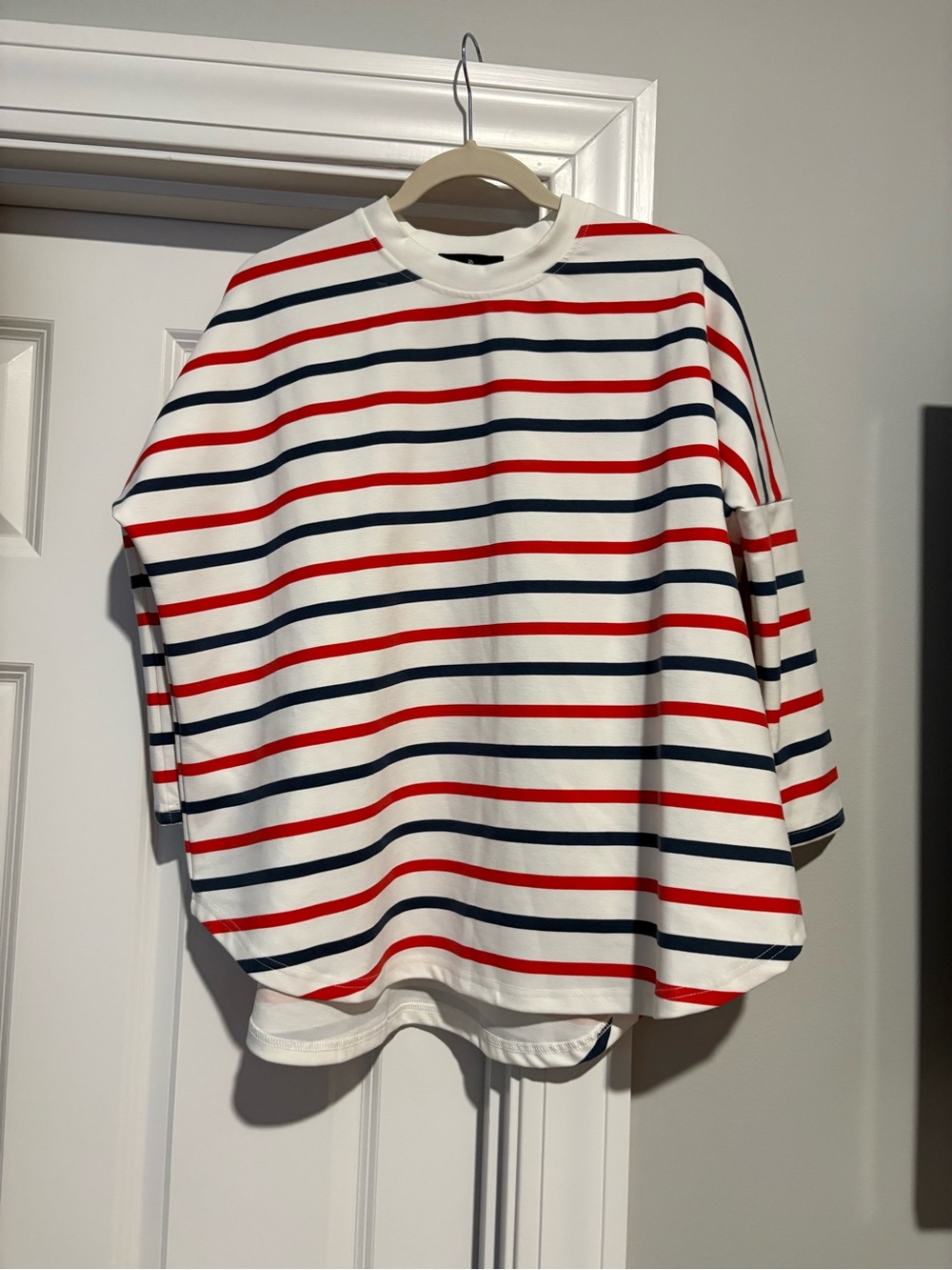 Pomander Place Red, White, Blue long sleeve Tee